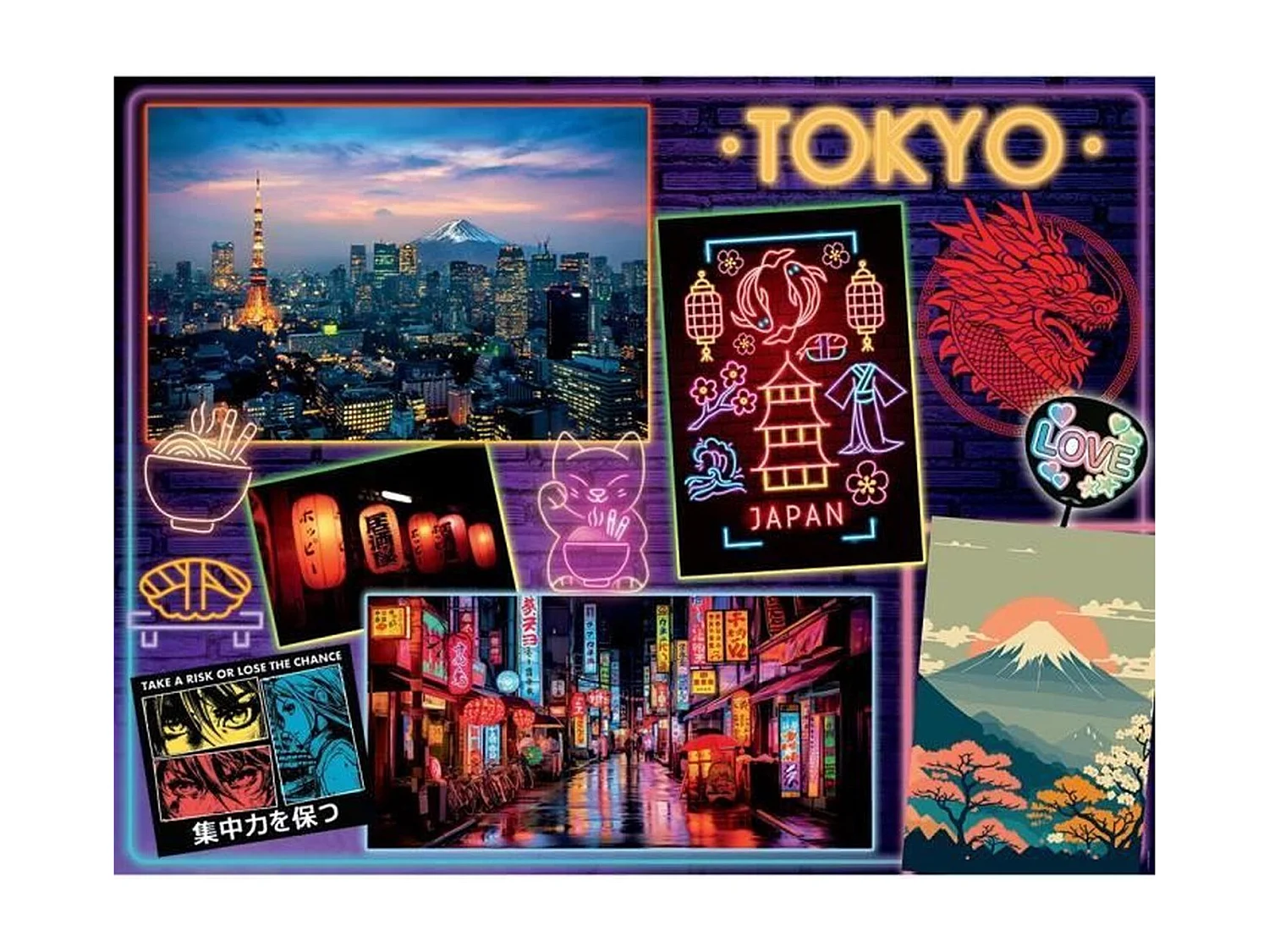 NathanPuzzle 2000 Teile Entdeckung Tokios
