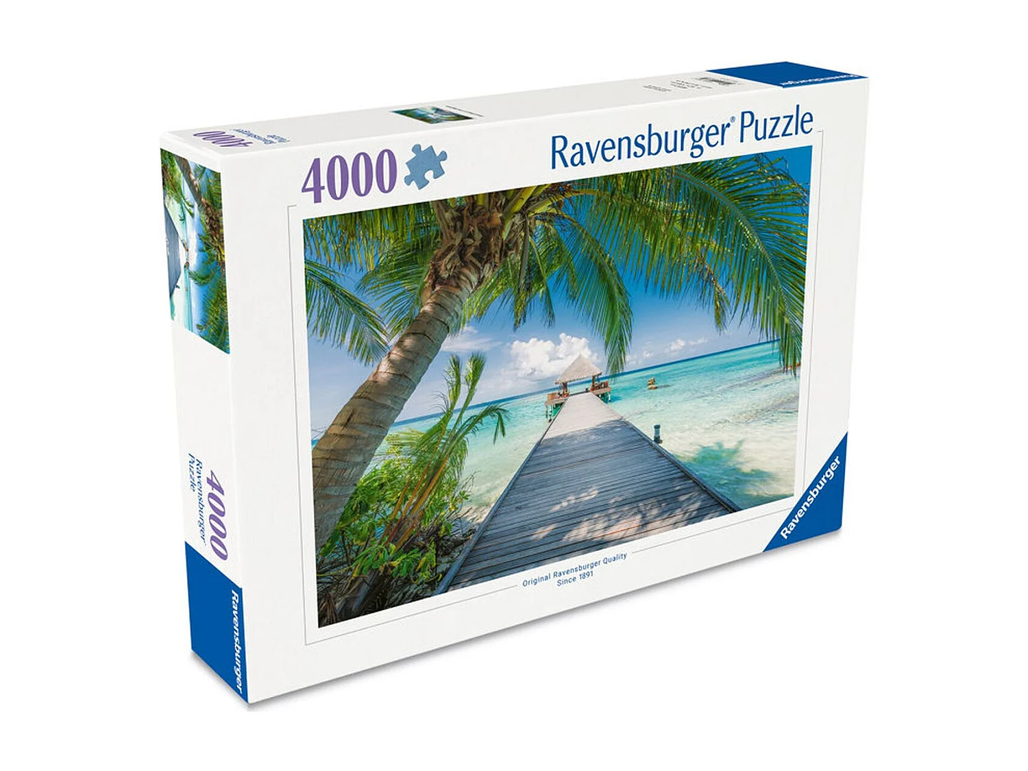 Ravensburger Puzzle 4000 Teile "Maldives Dream Beach" Landschaftsfoto-Puzzle - Hochwertig, umweltfreundlich, 138 x 92 cm