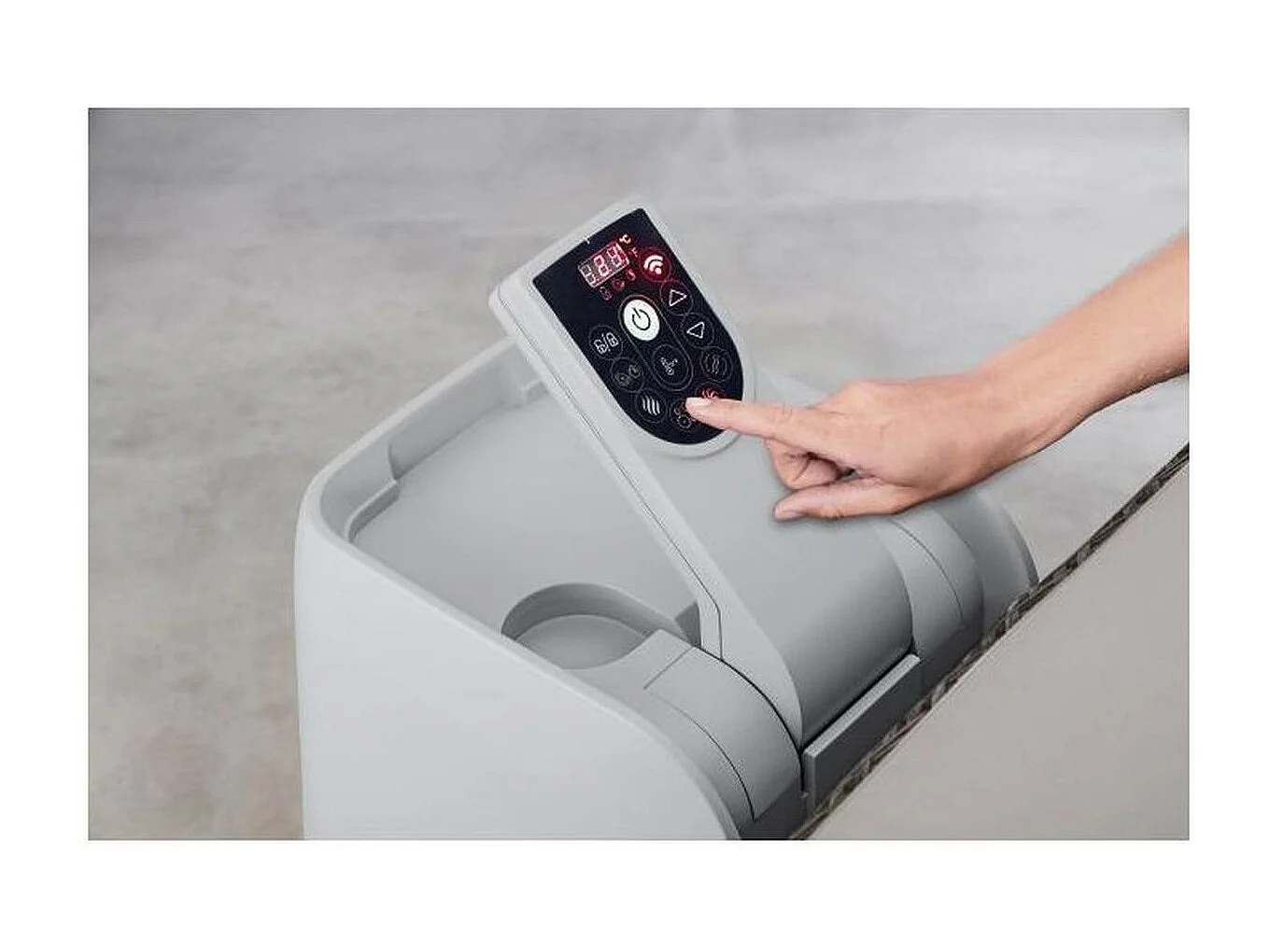 BESTWAY Lay-Z-Spa Cabo 6 Smart HydroJet - Spa gonflable carré 180x180x71 cm