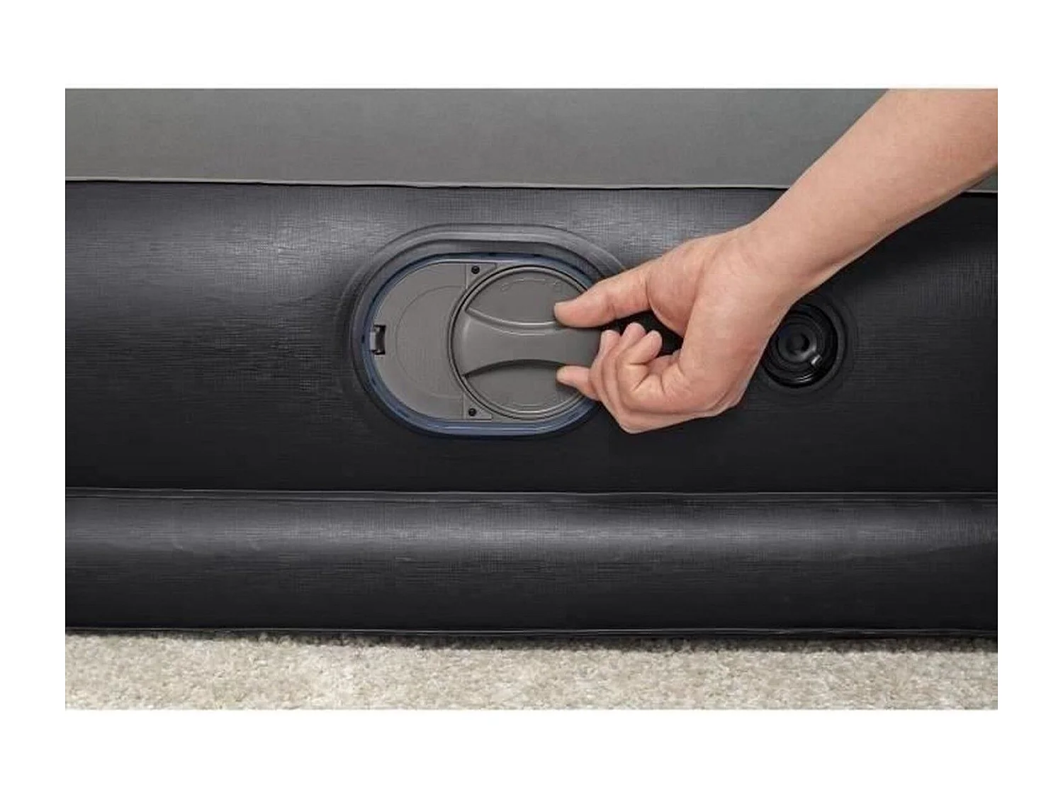 Matelas gonflable Tritech Twin - 1 personne, pompe USB intégrée, 191 x 97 x 36 cm