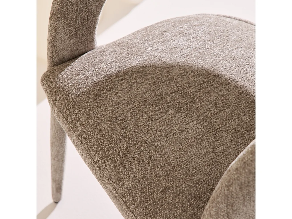 SET 2 POLTRONE CONTEMPORANEE IN TESSUTO TALPA - 57.5X58X77.5 CM