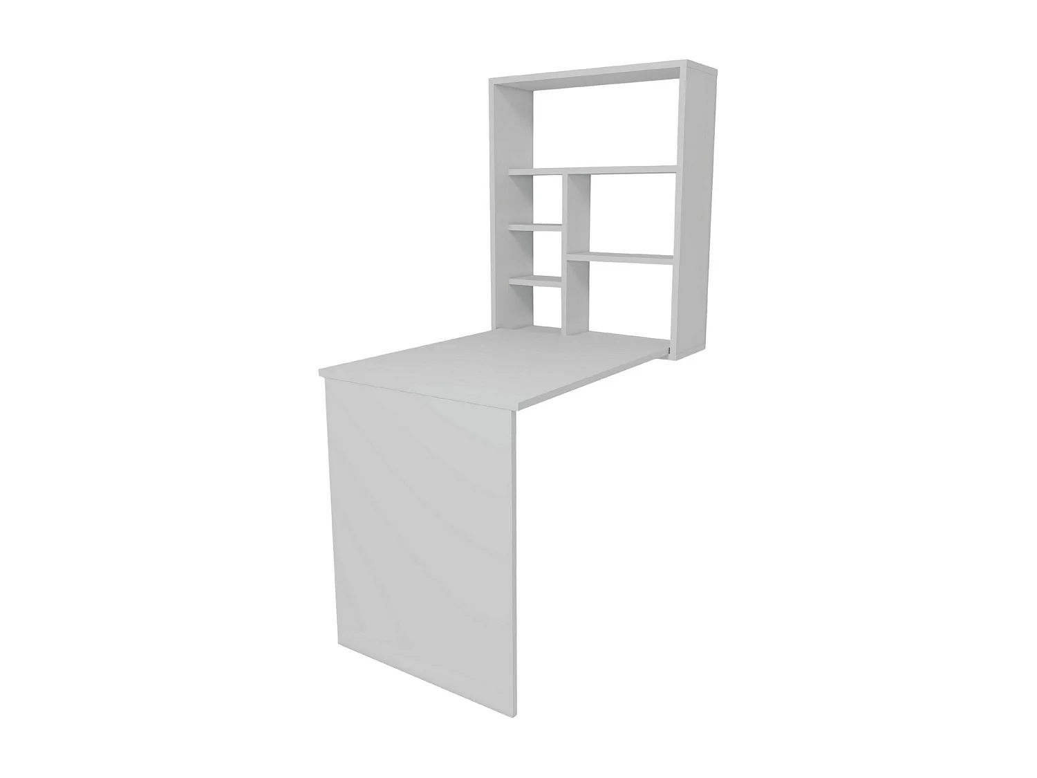 Table de maquillage en bois "Sedir" - 90 x 59 x 74 cm - Blanc