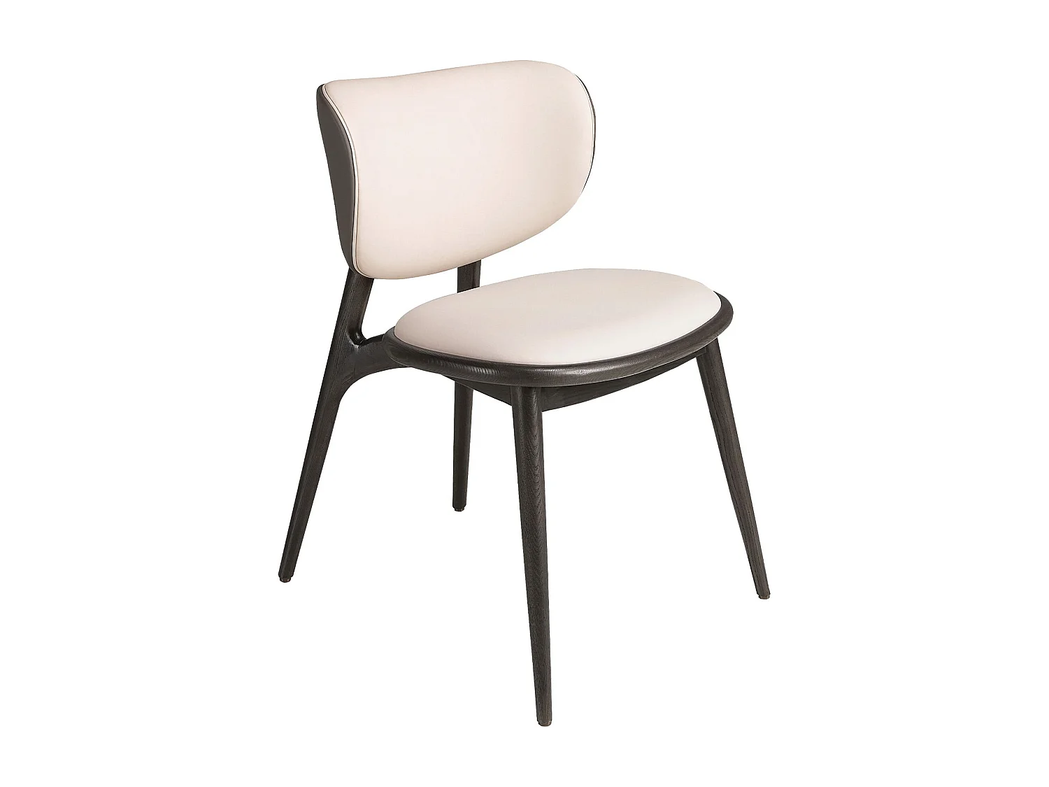 Sedia in similpelle crema e grigio scuro 4257 ANGEL CERDA