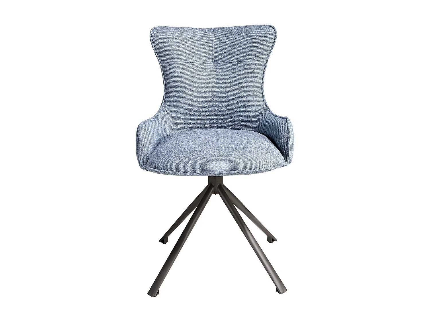 Drehstuhl aus blauem Stoff 4204 ANGEL CERDA