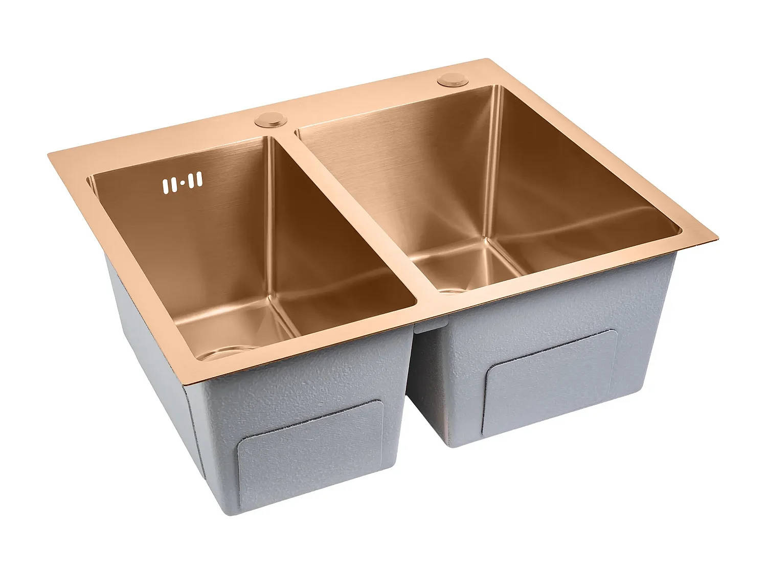 Stalen Spoelbak Rea Toby Brush Copper