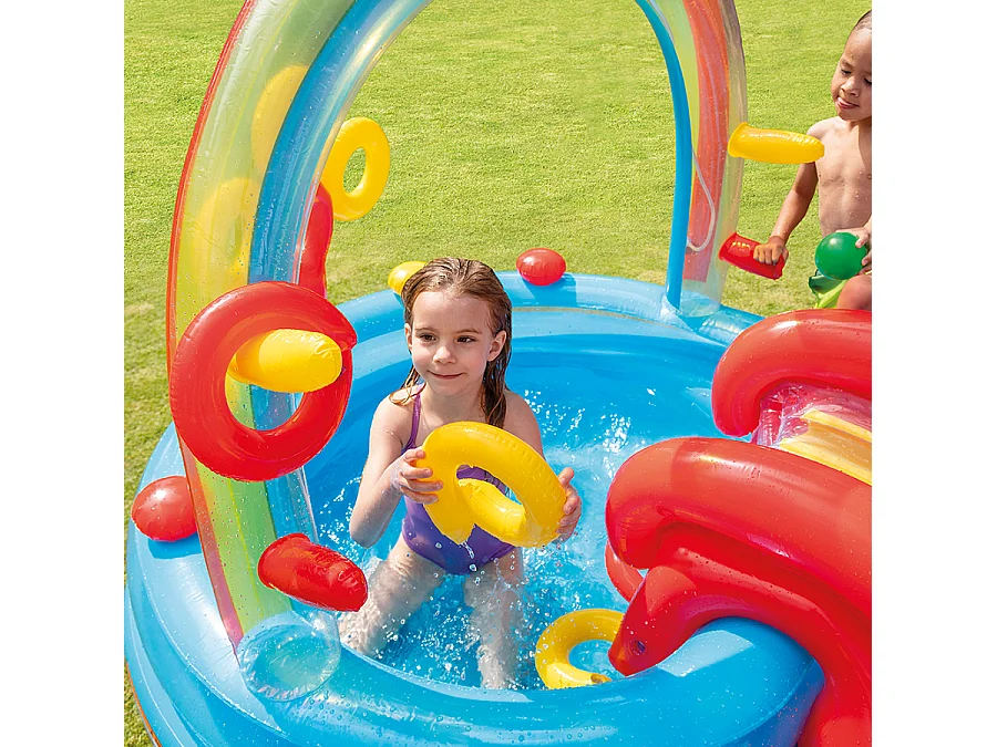 Aire de jeux gonflable Arc-en-Ciel Intex
