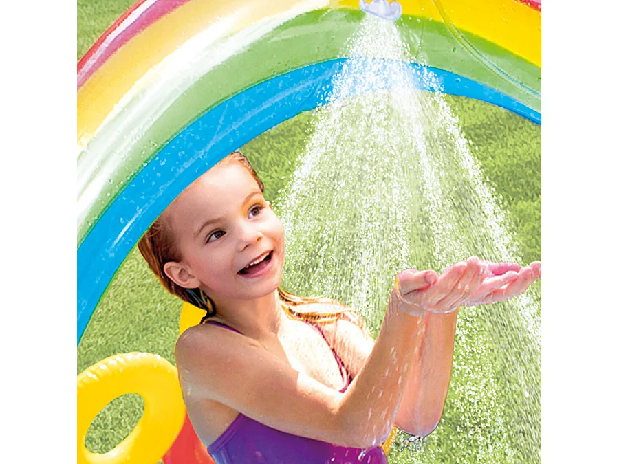 Aire de jeux gonflable Arc-en-Ciel Intex