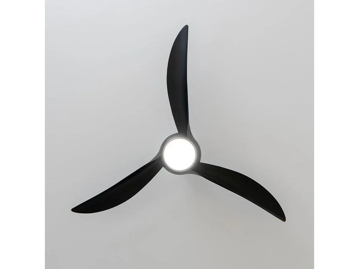 Ventilador de techo Cecotec EnergySilence Aero 5295 40W 3 aspas con luz LED negro