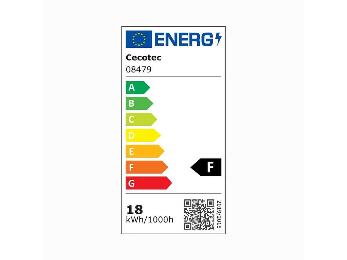 Ventilador de techo Cecotec EnergySilence Aero 4265 65W 3 velocidades negro Ø106 cm
