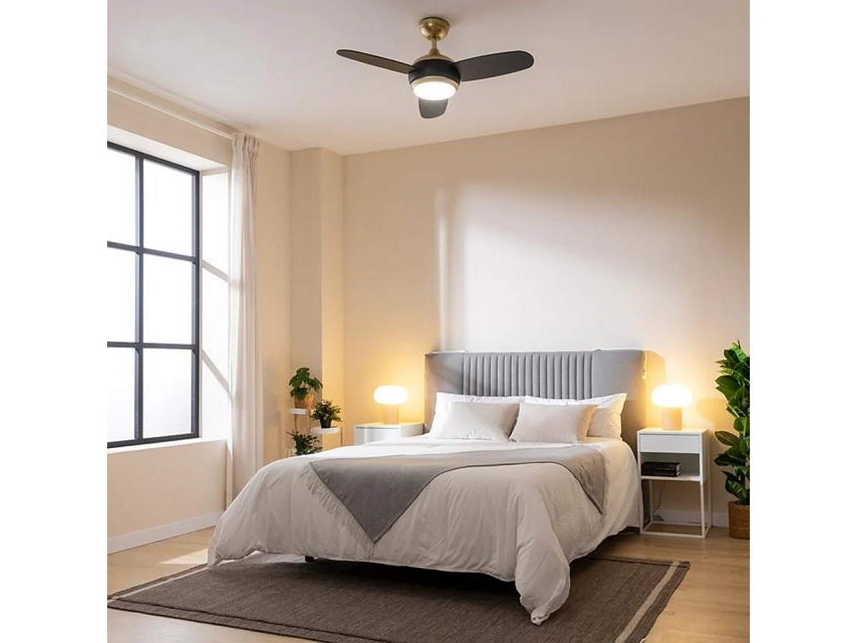 Ventilador de techo Cecotec EnergySilence Aero 4265 65W 3 velocidades negro Ø106 cm