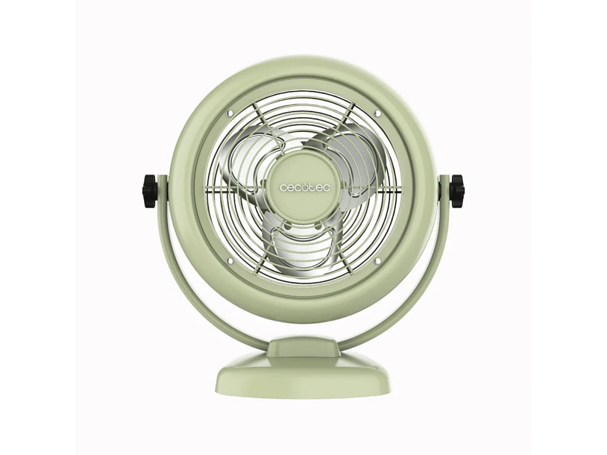 Ventilador de sobremesa EnergySilence 800 RetroDesk 20W inclinación ajustable verde Ø20 cm