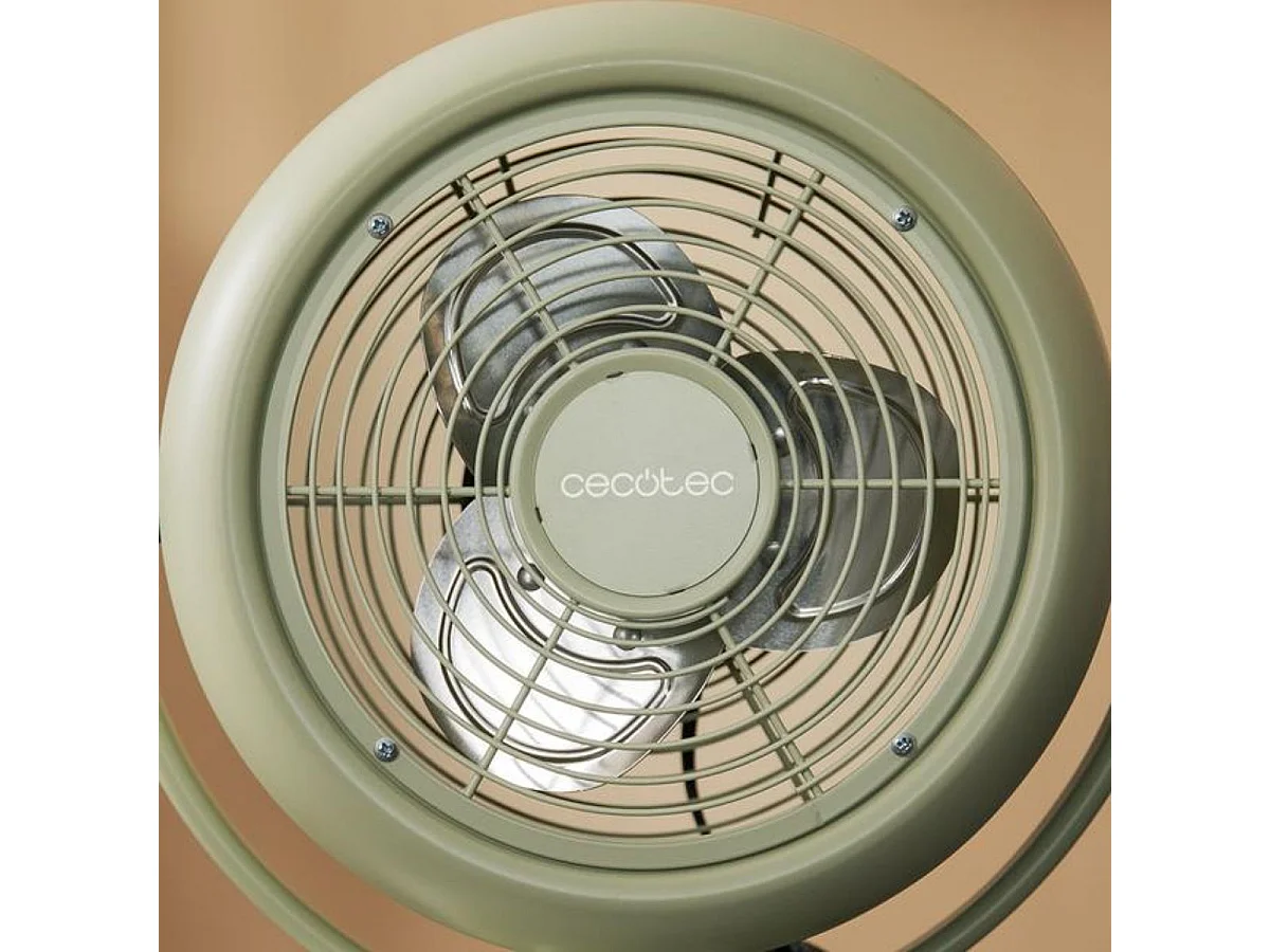 Ventilador de sobremesa EnergySilence 800 RetroDesk 20W inclinación ajustable verde Ø20 cm