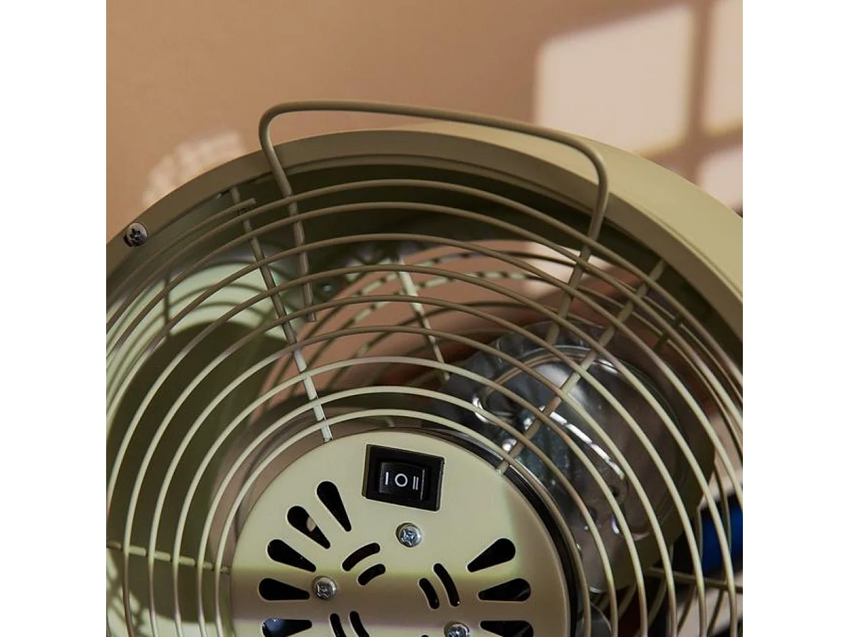 Ventilador de sobremesa EnergySilence 800 RetroDesk 20W inclinación ajustable verde Ø20 cm
