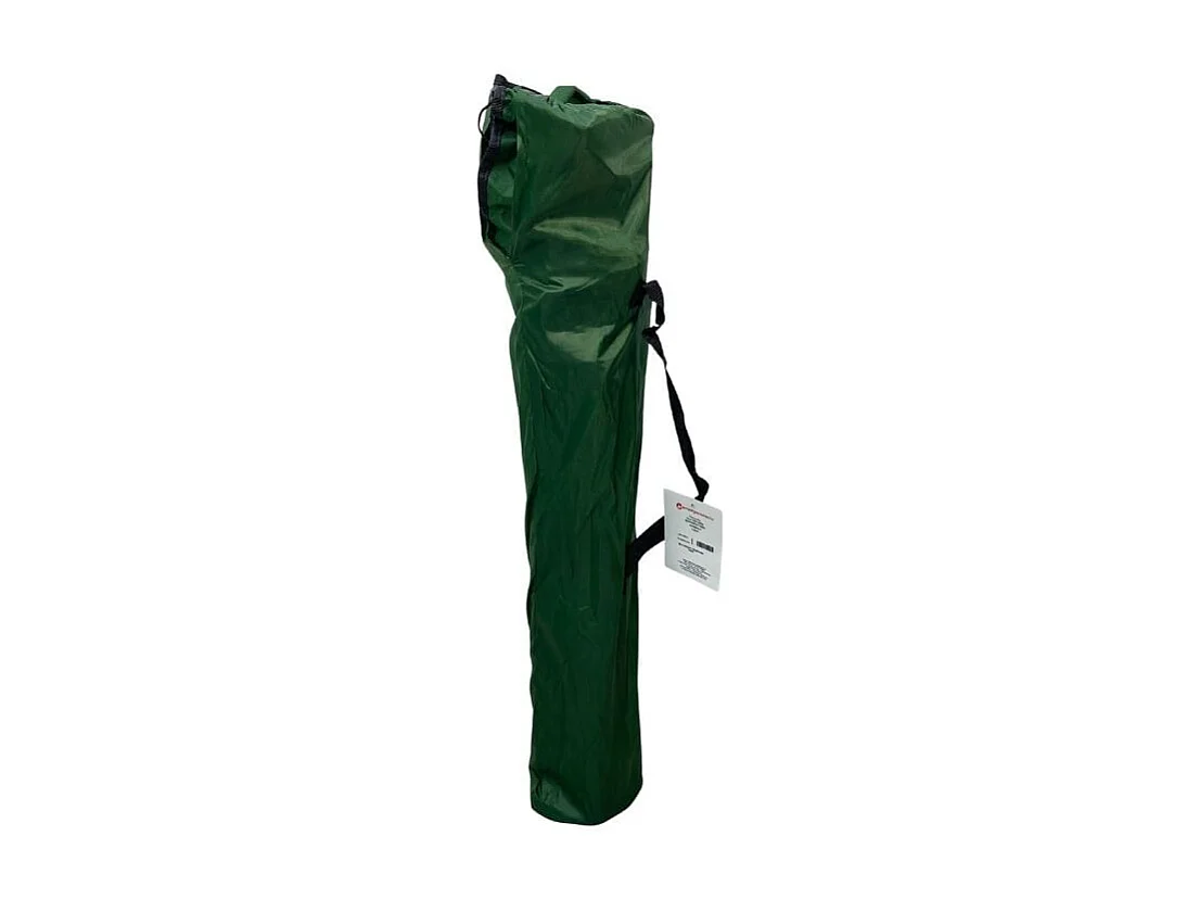 Silla de camping con soporte para vaso y bolsa de transporte verde 80x50x50 cm
