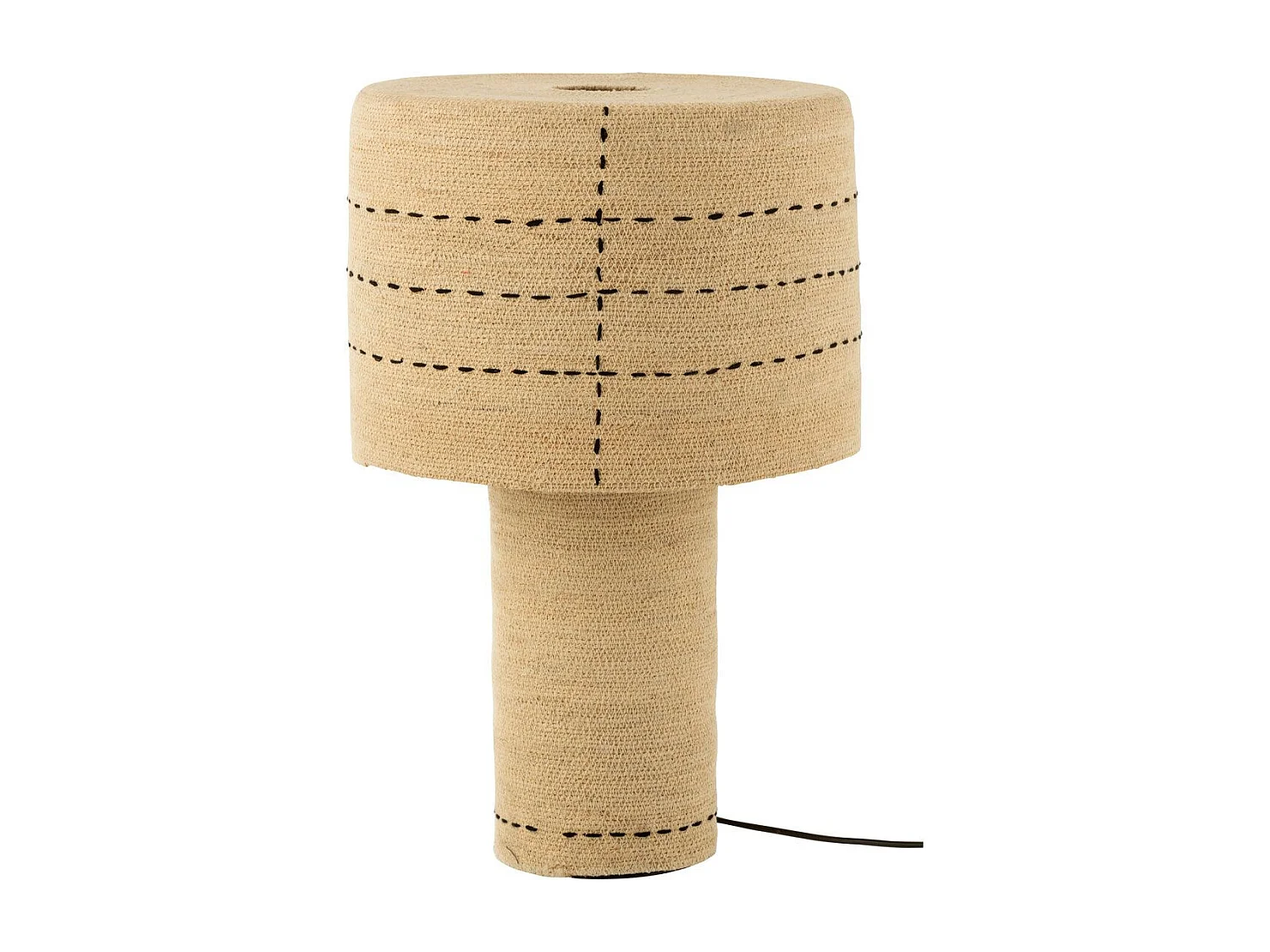 Lampe à Poser "Lignes de Pointillés" 60cm Naturel