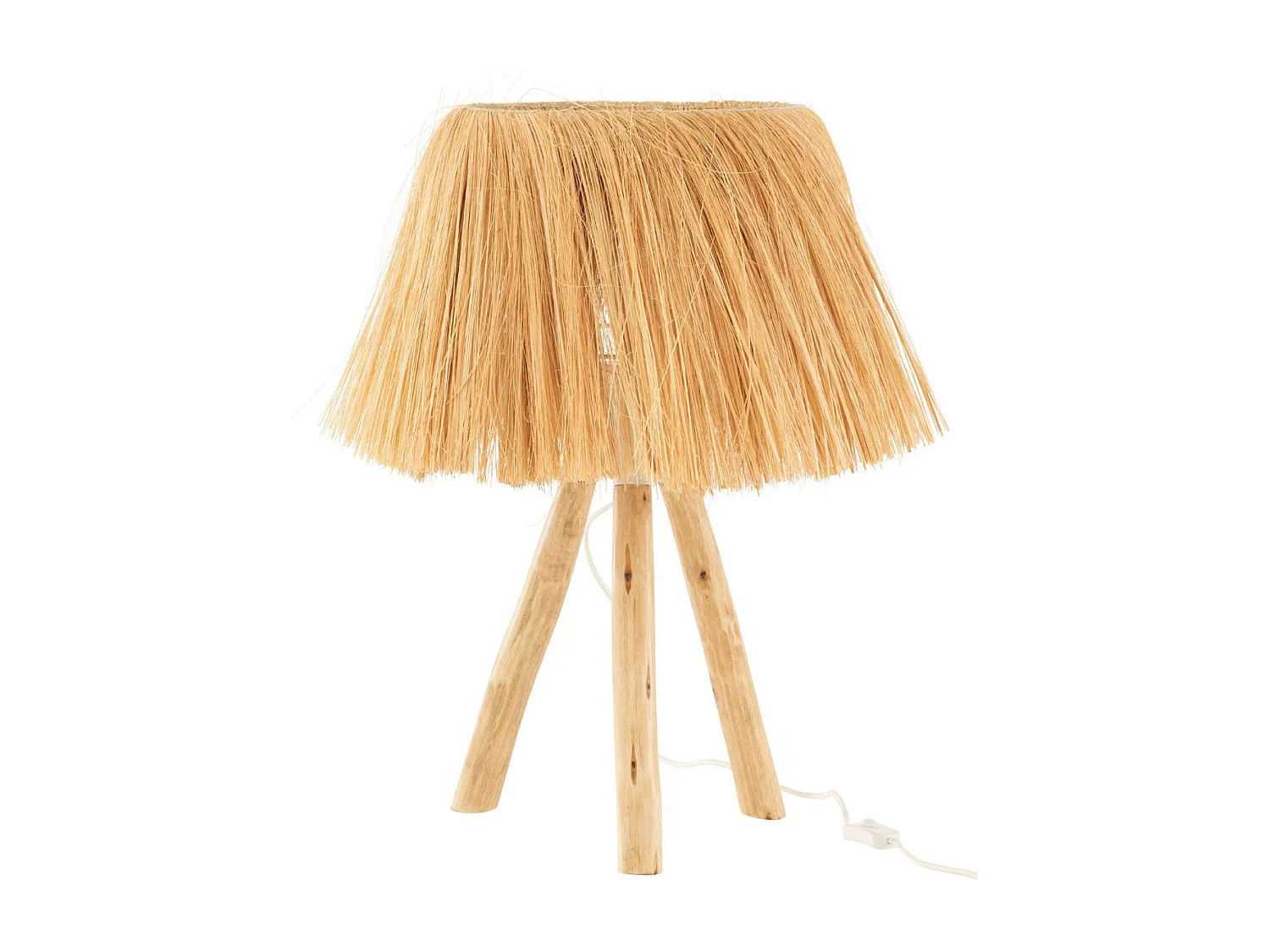 Lampe à Poser en Bois "Bahamas" 51cm Naturel