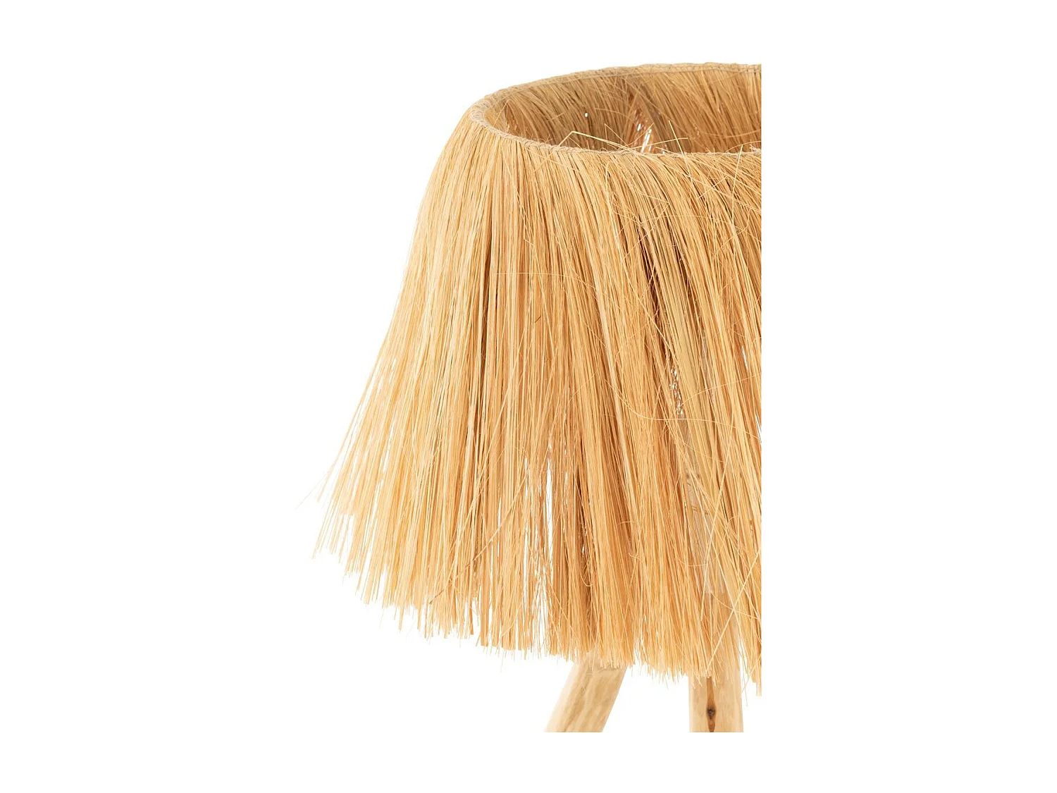 Lampe à Poser en Bois "Bahamas" 51cm Naturel