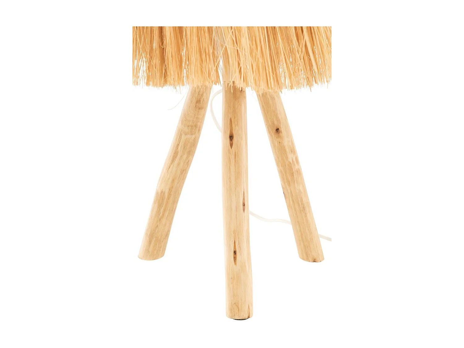 Lampe à Poser en Bois "Bahamas" 51cm Naturel