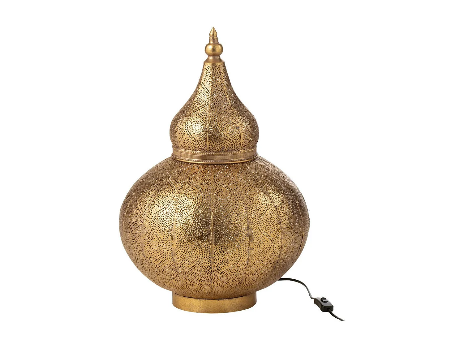 Lampe à Poser en Métal "Aladin" 59cm Or