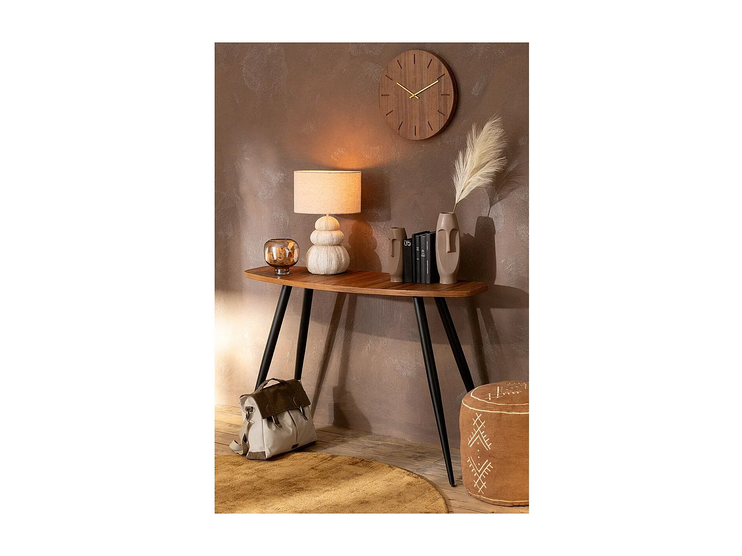 Lampe à Poser "Oursin" 47cm Beige