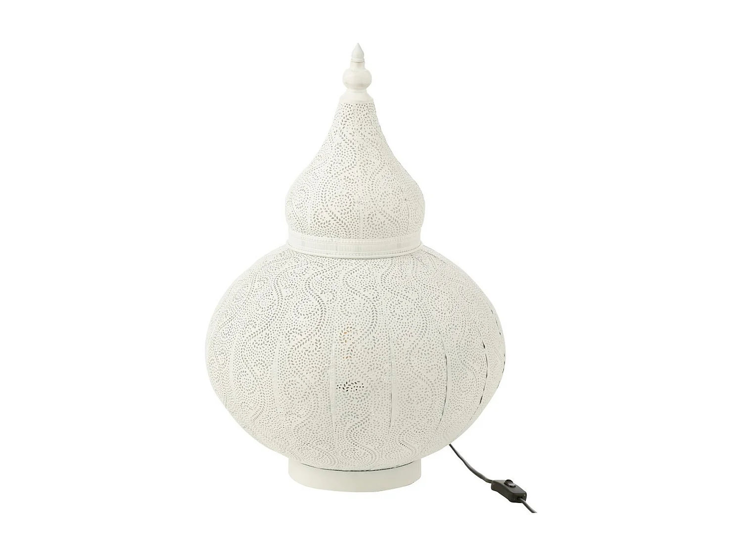 Lampe à Poser en Métal "Aladin" 59cm Blanc