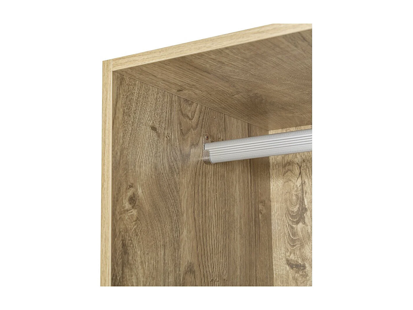 Kledingkast "Opéra" met hangruimte en broekenrek - 60 x 45 x 180 cm - Beige