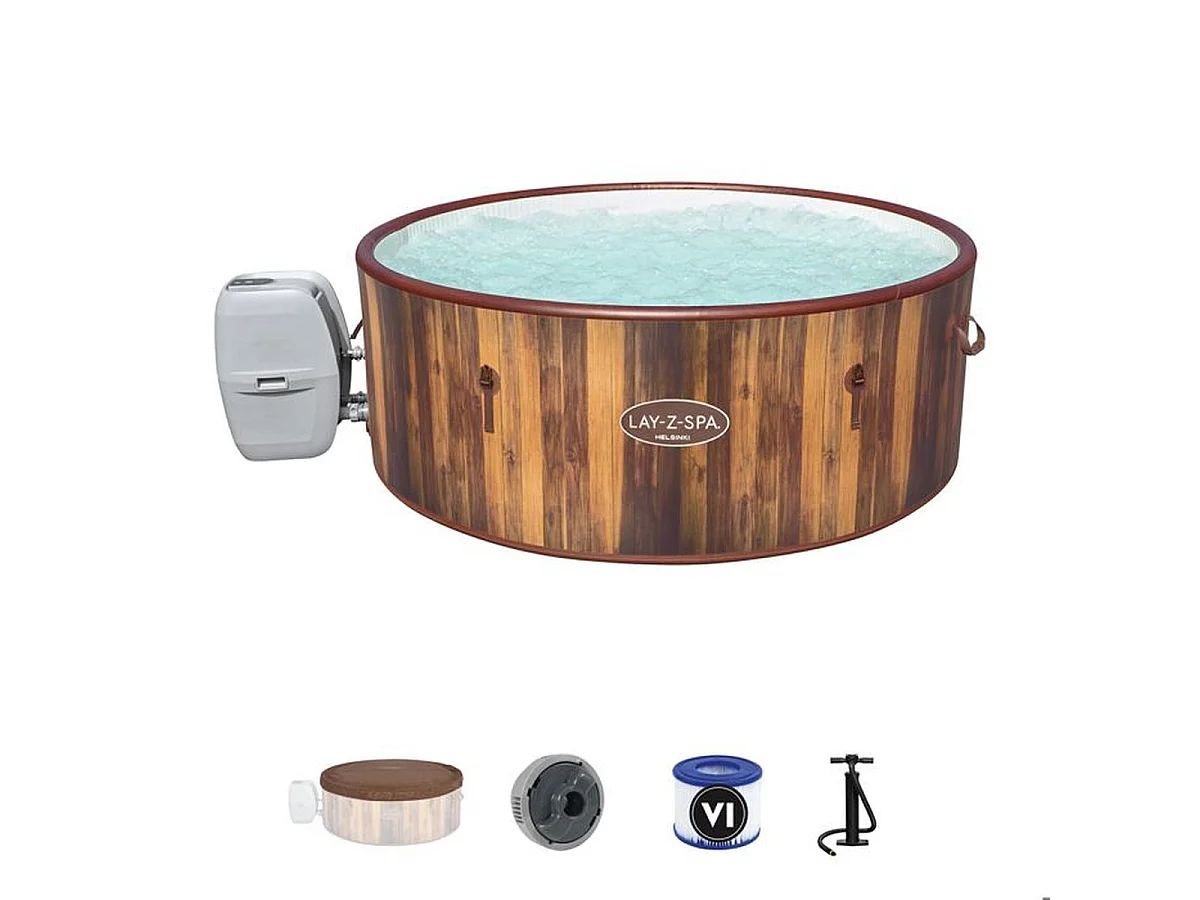 Bestway Lay-Z-Spa Helsinki AirJet Plus spa gonflable 5–7 personnes avec WiFi