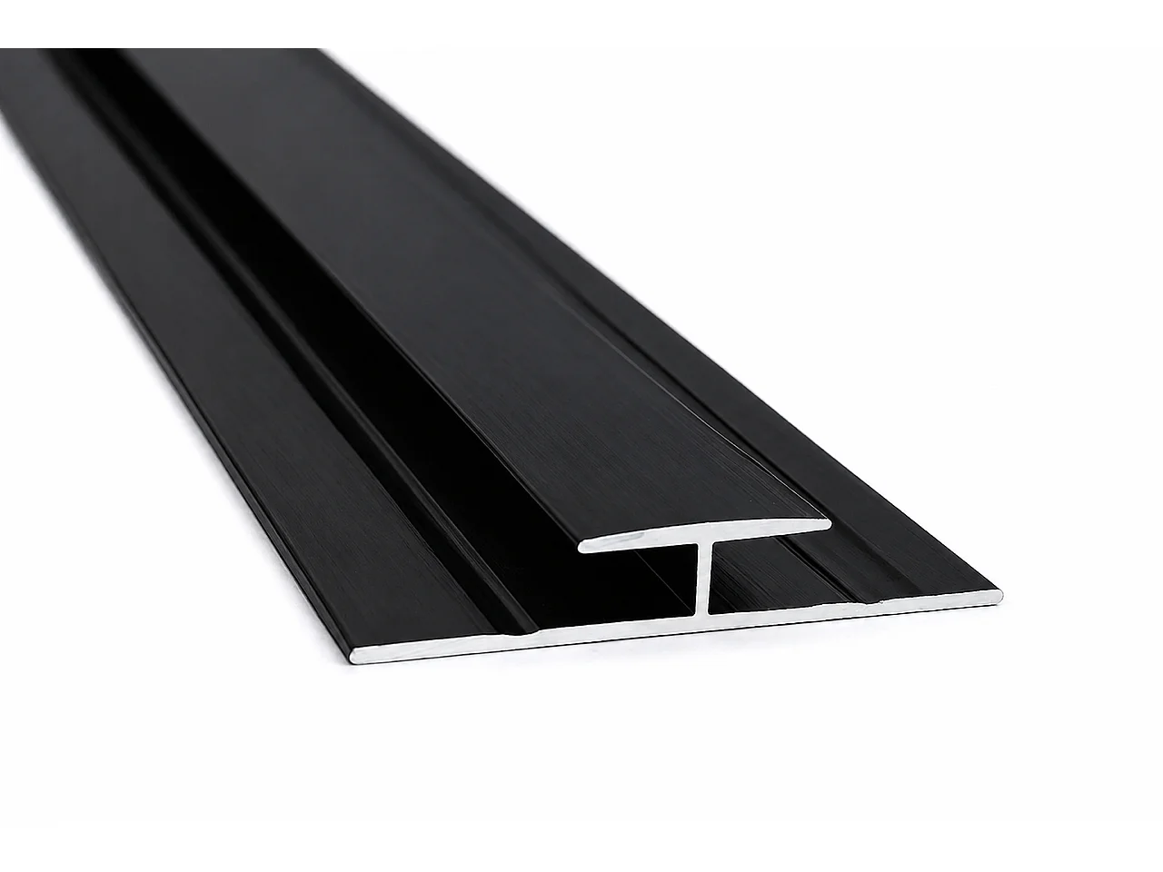 Profil de jonction aluminium 13 mm 2,80 m - finition premium, 3 coloris