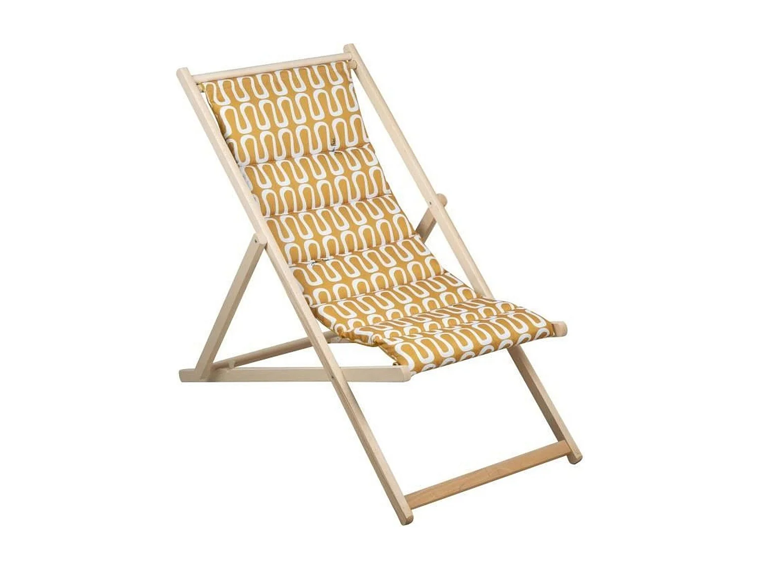 Chaise longue chilienne matelassée - ELECTRO - Cumin