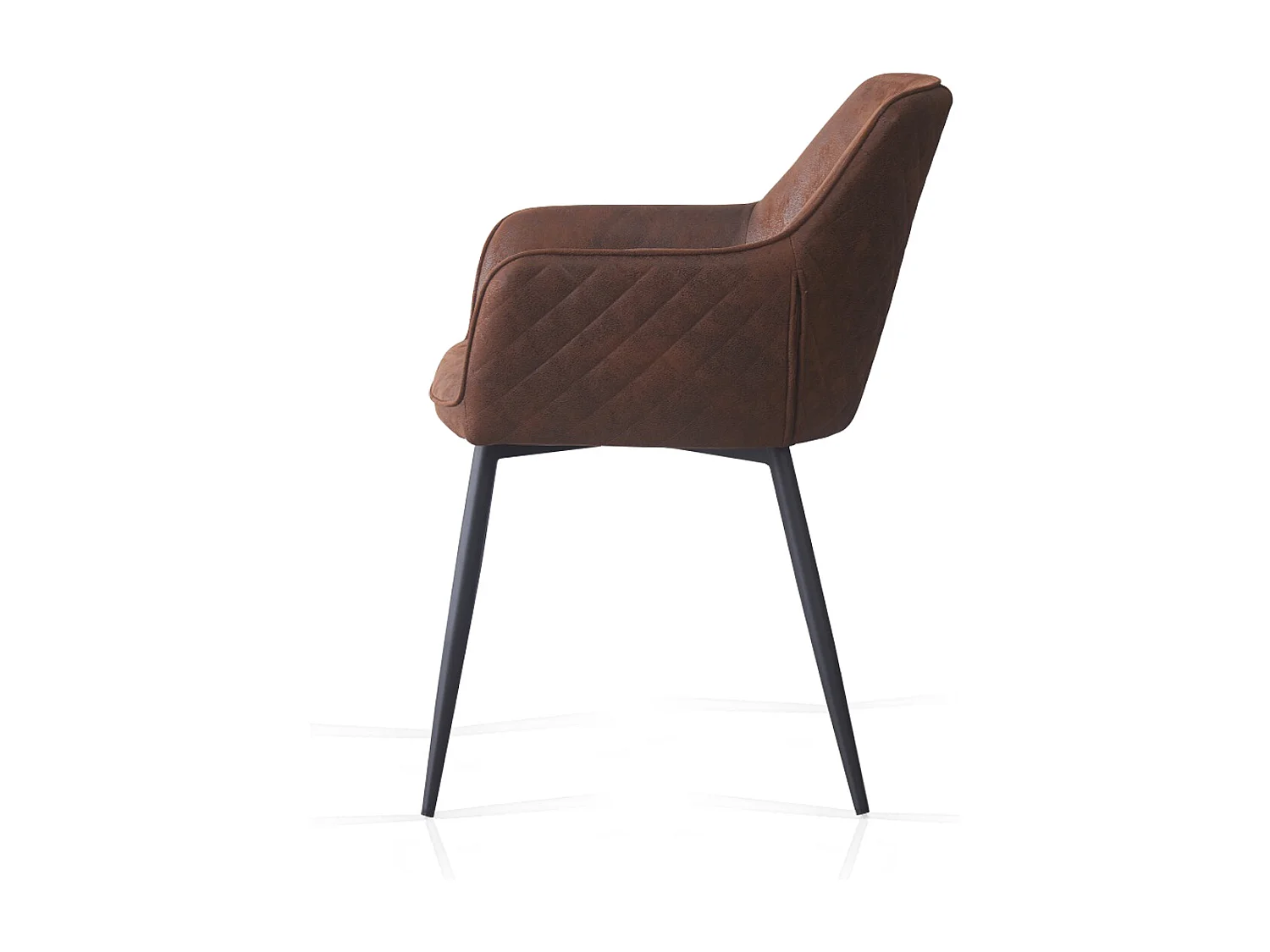 SONARA Dining Chair Faux Leather Modern Style for Dining Room Set of 2