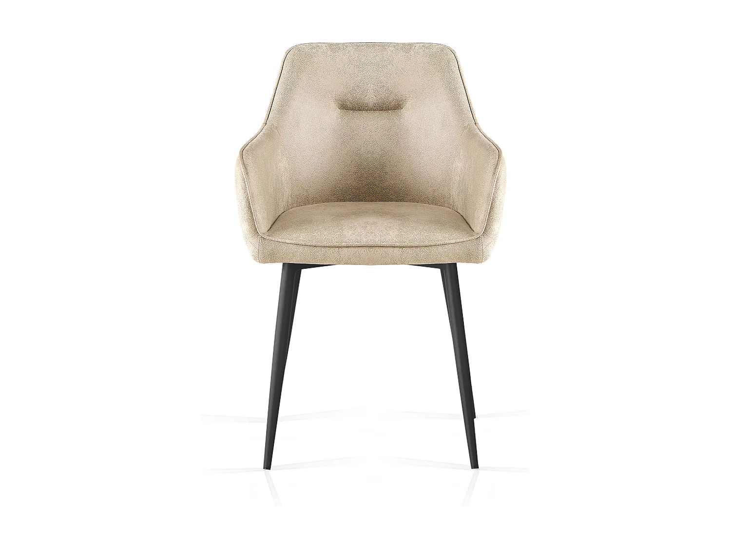 SONARA Dining Chair Faux Leather Modern Style for Dining Room Set of 2