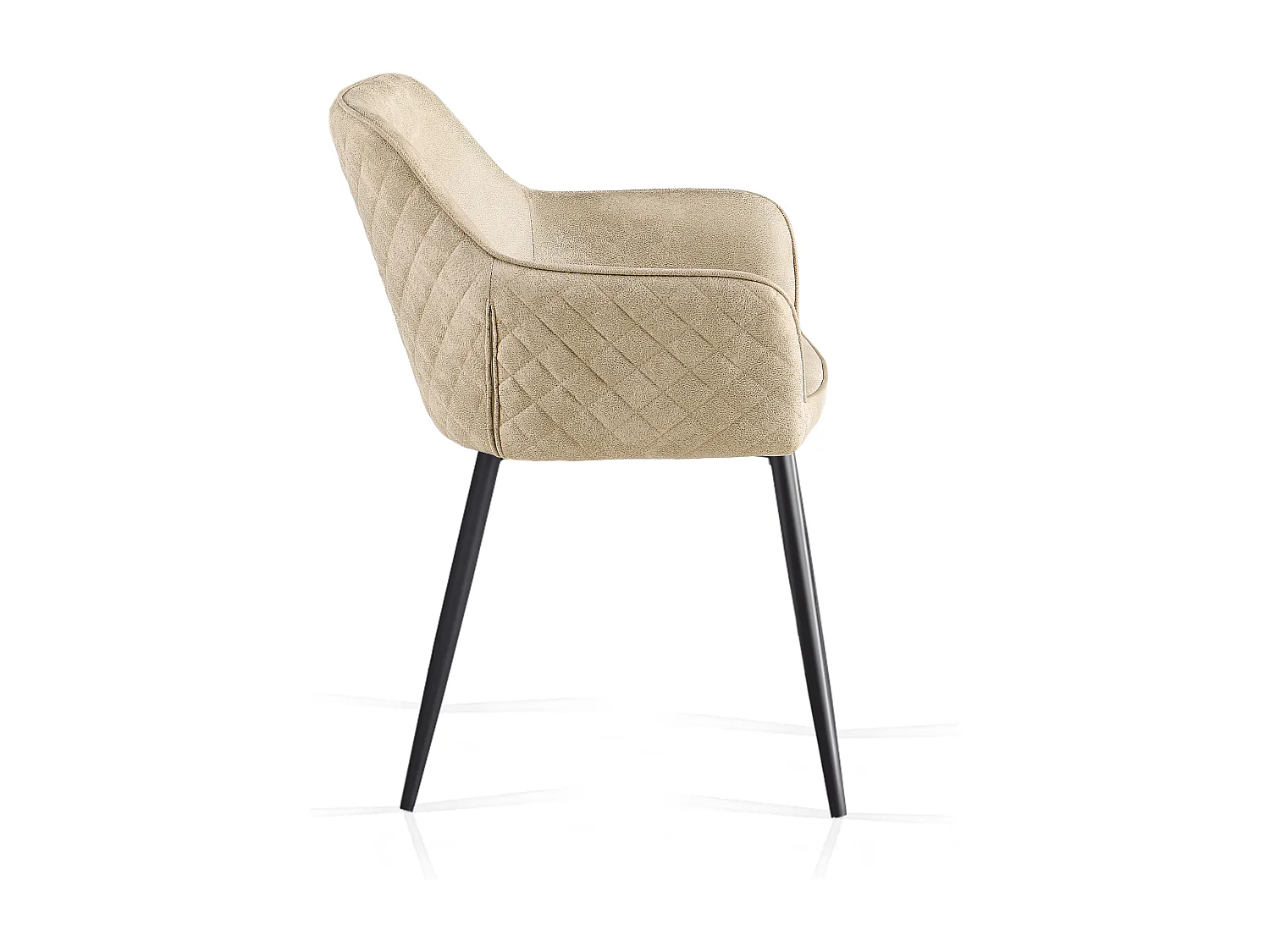 SONARA Dining Chair Faux Leather Modern Style for Dining Room Set of 2