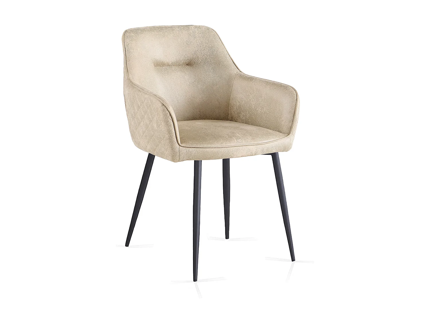 SONARA Dining Chair Faux Leather Modern Style for Dining Room Set of 2