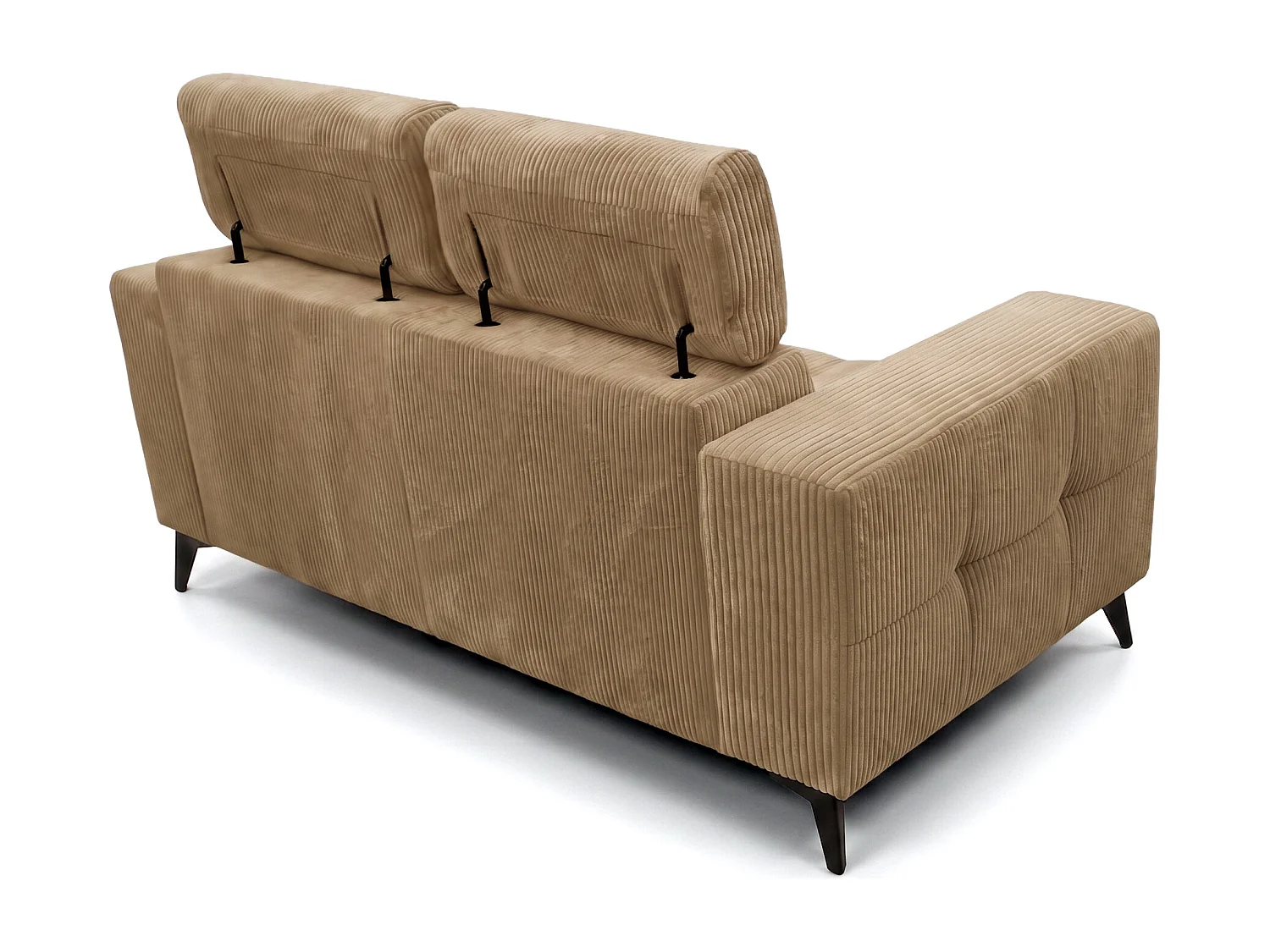 Elektrisches Relaxsofa Nicolette mit USB-Anschluss und Verstellbaren Kopfstützen – Modernes Premium Sofa