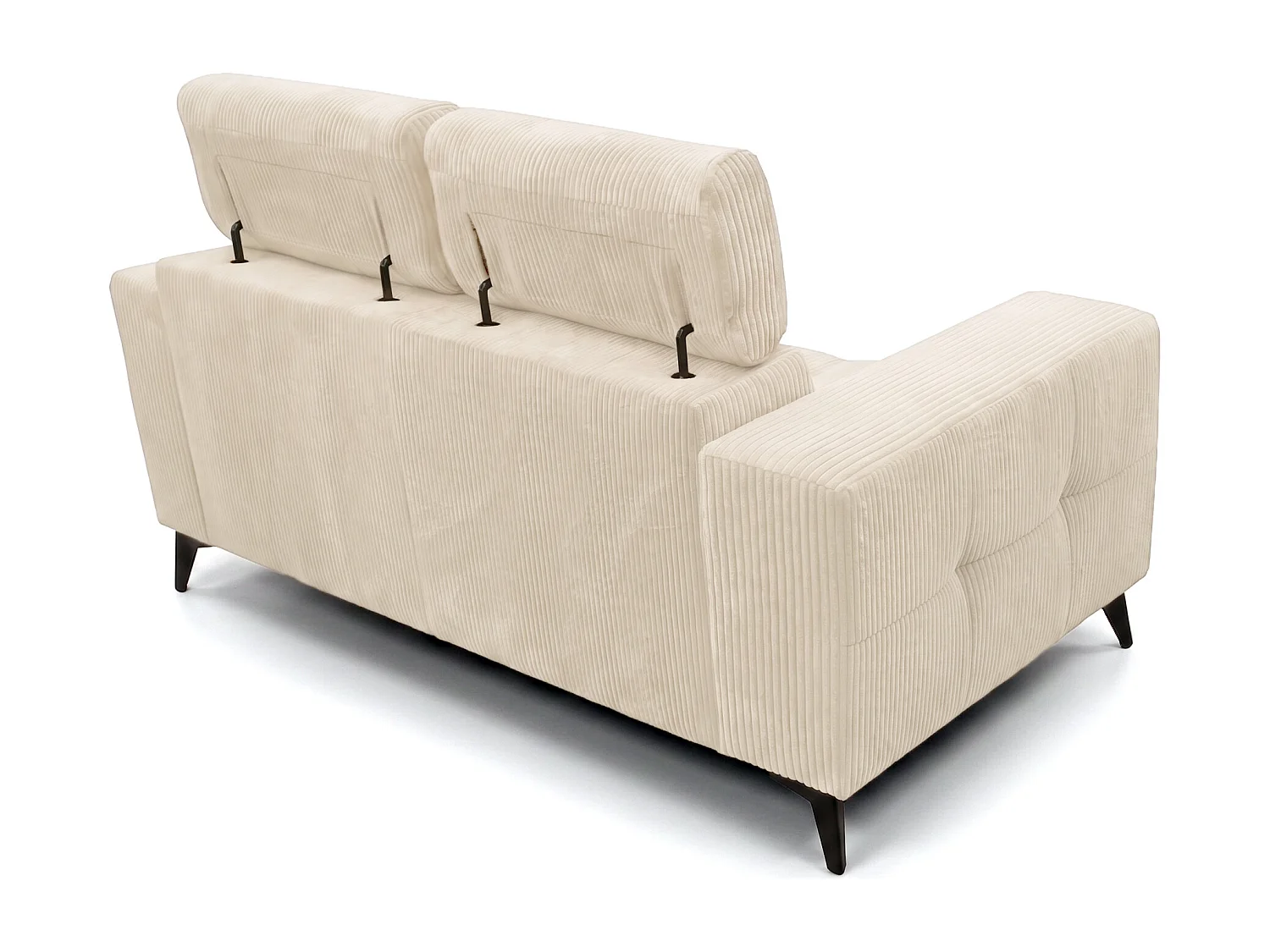 Elektrisches Relaxsofa Nicolette mit USB-Anschluss und Verstellbaren Kopfstützen – Modernes Premium Sofa
