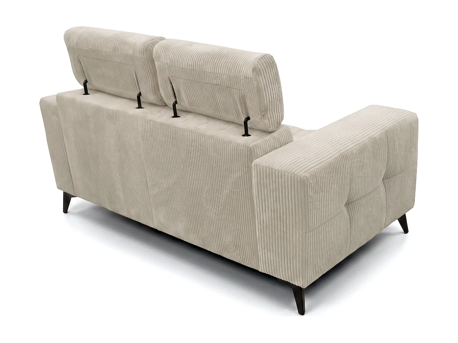 Elektrisches Relaxsofa Nicolette mit USB-Anschluss und Verstellbaren Kopfstützen – Modernes Premium Sofa