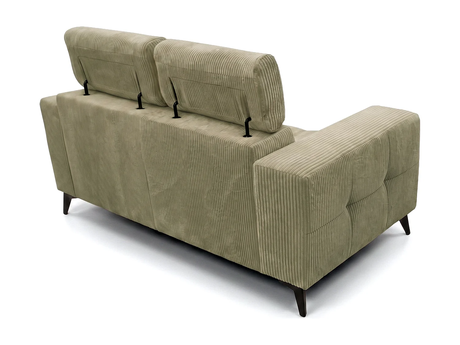 Elektrisches Relaxsofa Nicolette mit USB-Anschluss und Verstellbaren Kopfstützen – Modernes Premium Sofa