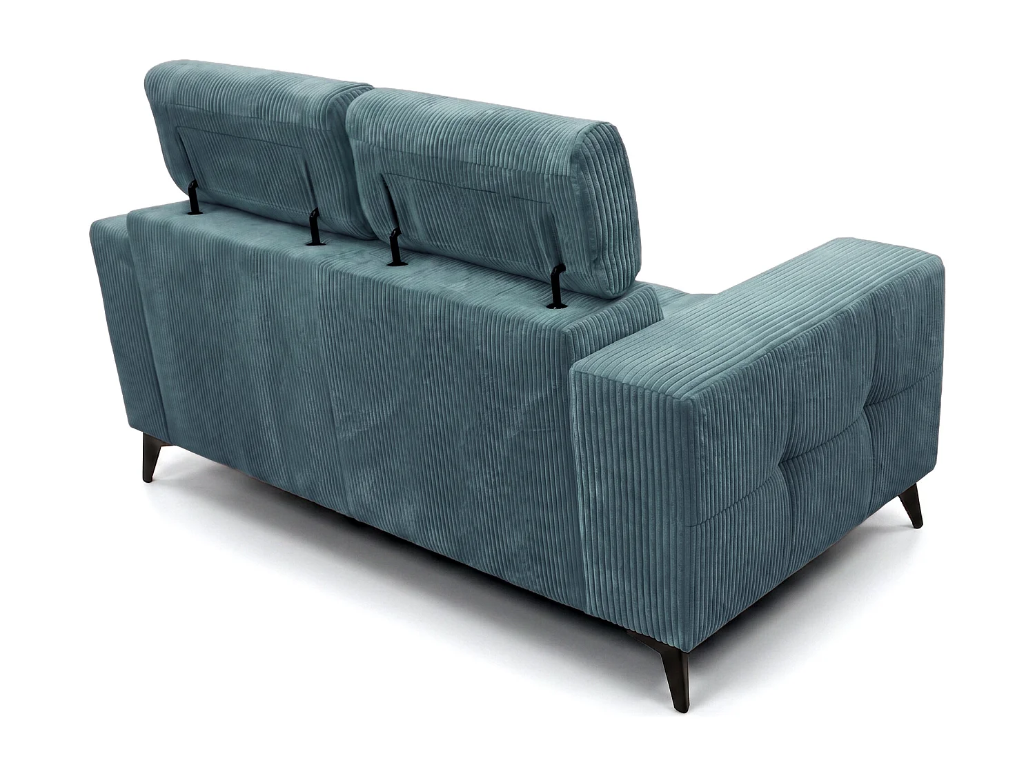 Elektrisches Relaxsofa Nicolette mit USB-Anschluss und Verstellbaren Kopfstützen – Modernes Premium Sofa