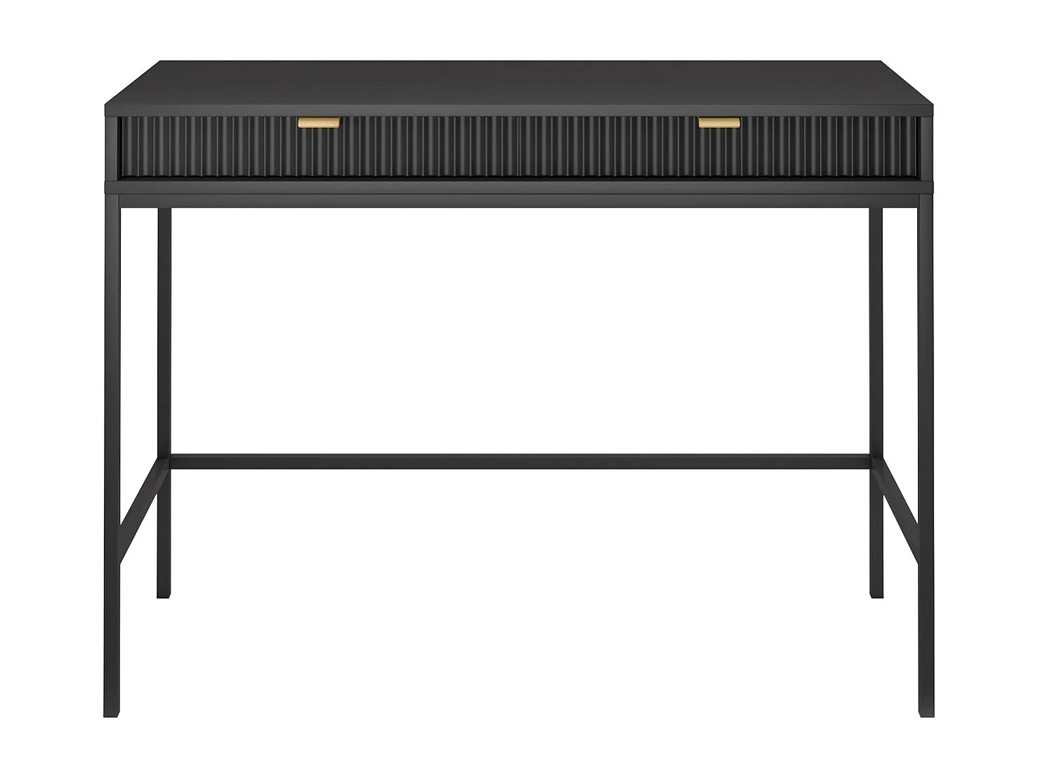 Kaptafel Galla met lade - consoletafel 100 cm, zwart