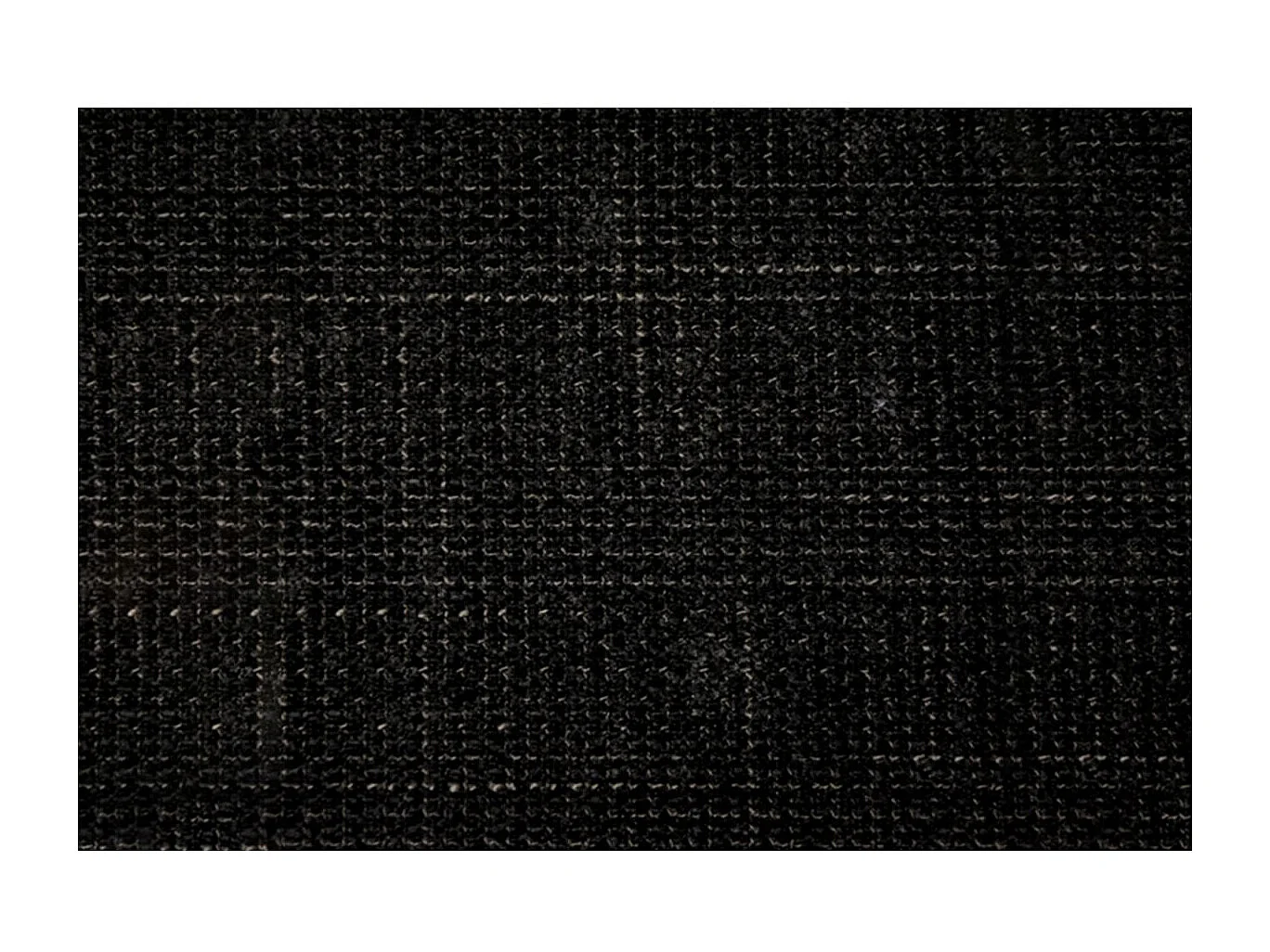 Lit coffre 180x200cm avec tête de lit tapissier Tissu Noir - Hauteur totale : 39cm