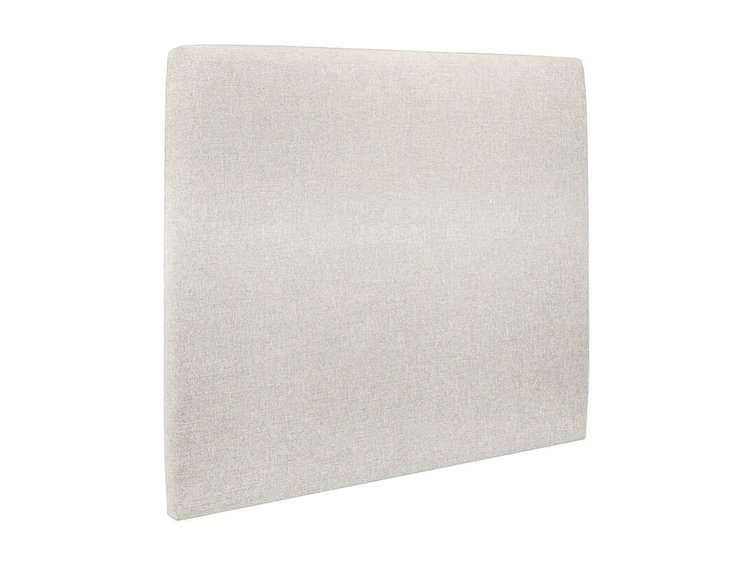 Lit coffre 180x200cm avec tête de lit tapissier Tissu Beige clair - Hauteur totale : 39cm