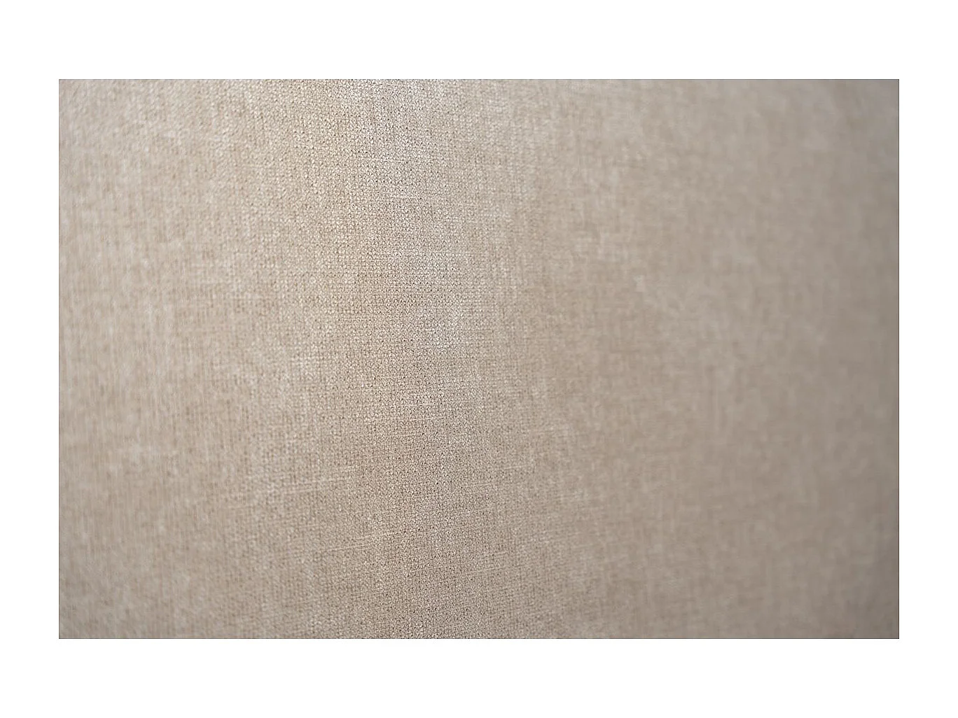 Lit coffre 160x200cm avec tête de lit tapissier Tissu Beige brun - Hauteur totale : 39cm