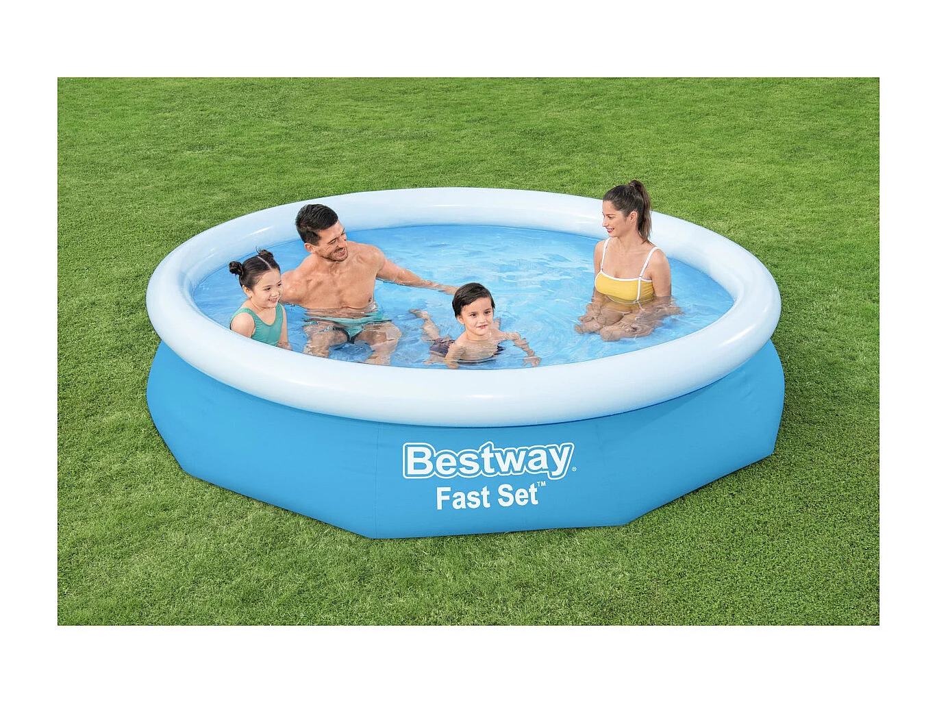 Bestway Kit piscine gonflable ronde 3,05 m x 66 cm - 57458