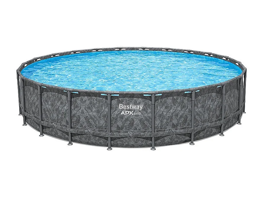 Bestway APX 365 Ronde Tubulaire Zwembad 6,71 x 1,32m met Filtratiesysteem en Accessoires