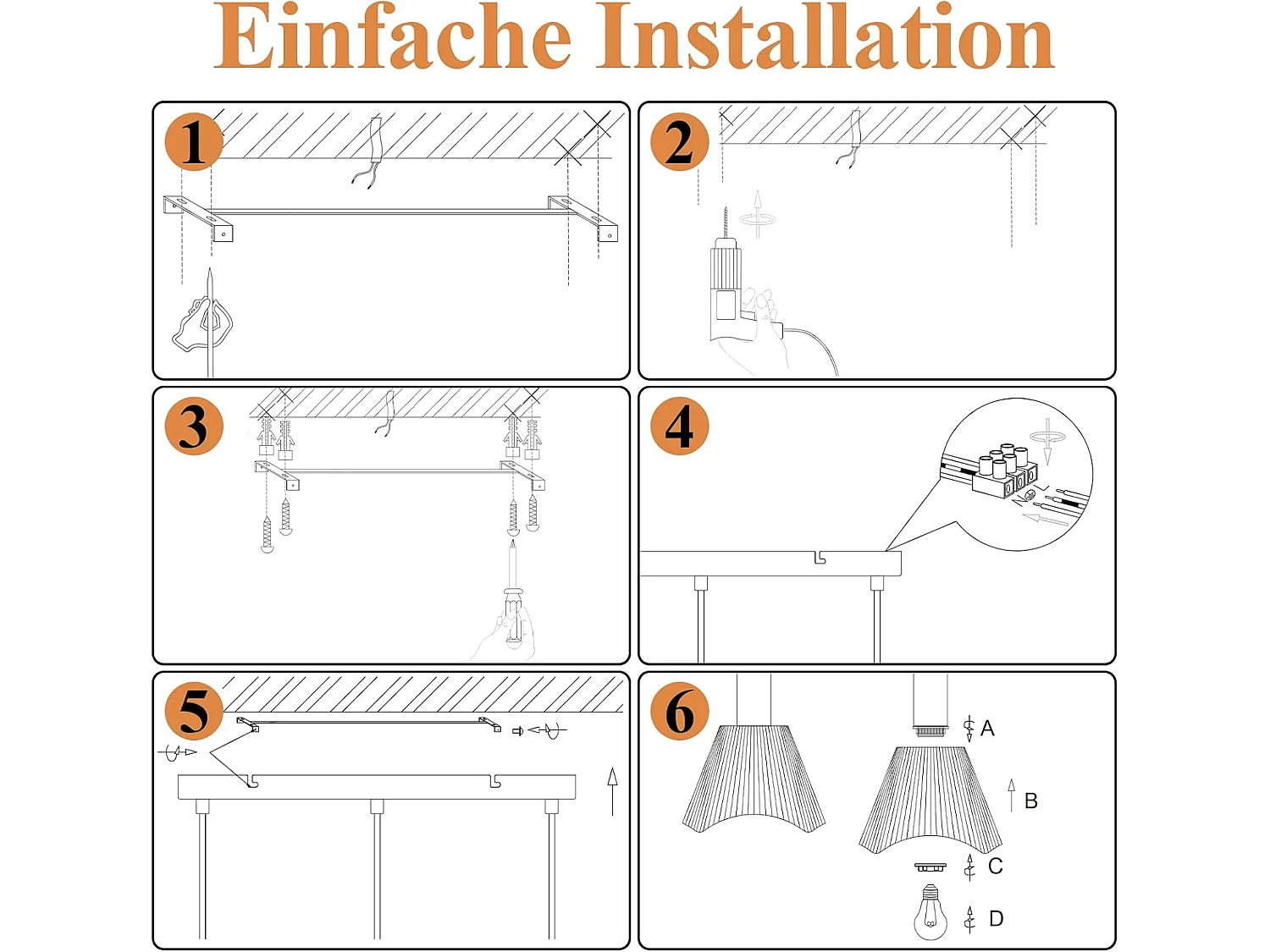 ZMH Suspension 3 Lumières Rotin Boho - Tressé Vintage Papier E27 - Pour Salle à Manger/Chambre (Sans Ampoule)