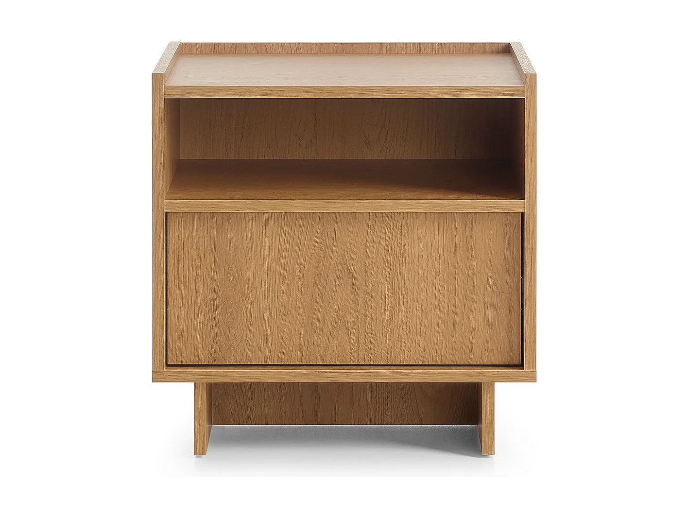 Nachtkastje SUNA 50 cm - Karamel Eiken en Push to Open