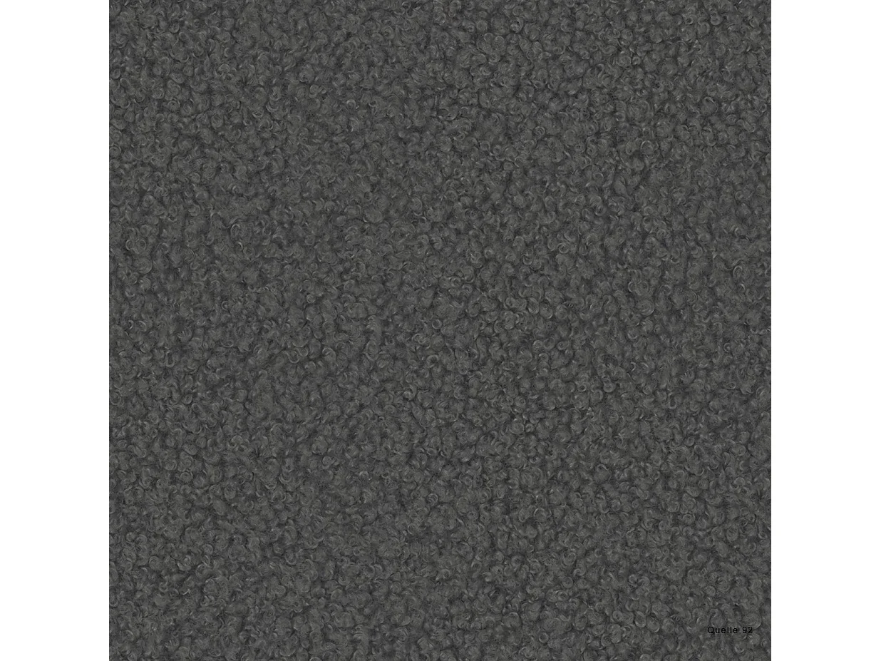 Canapé d’angle en L avec fonction couchage et coffre de rangement, tissu Quelle, Graphite, Droite, BEST XL