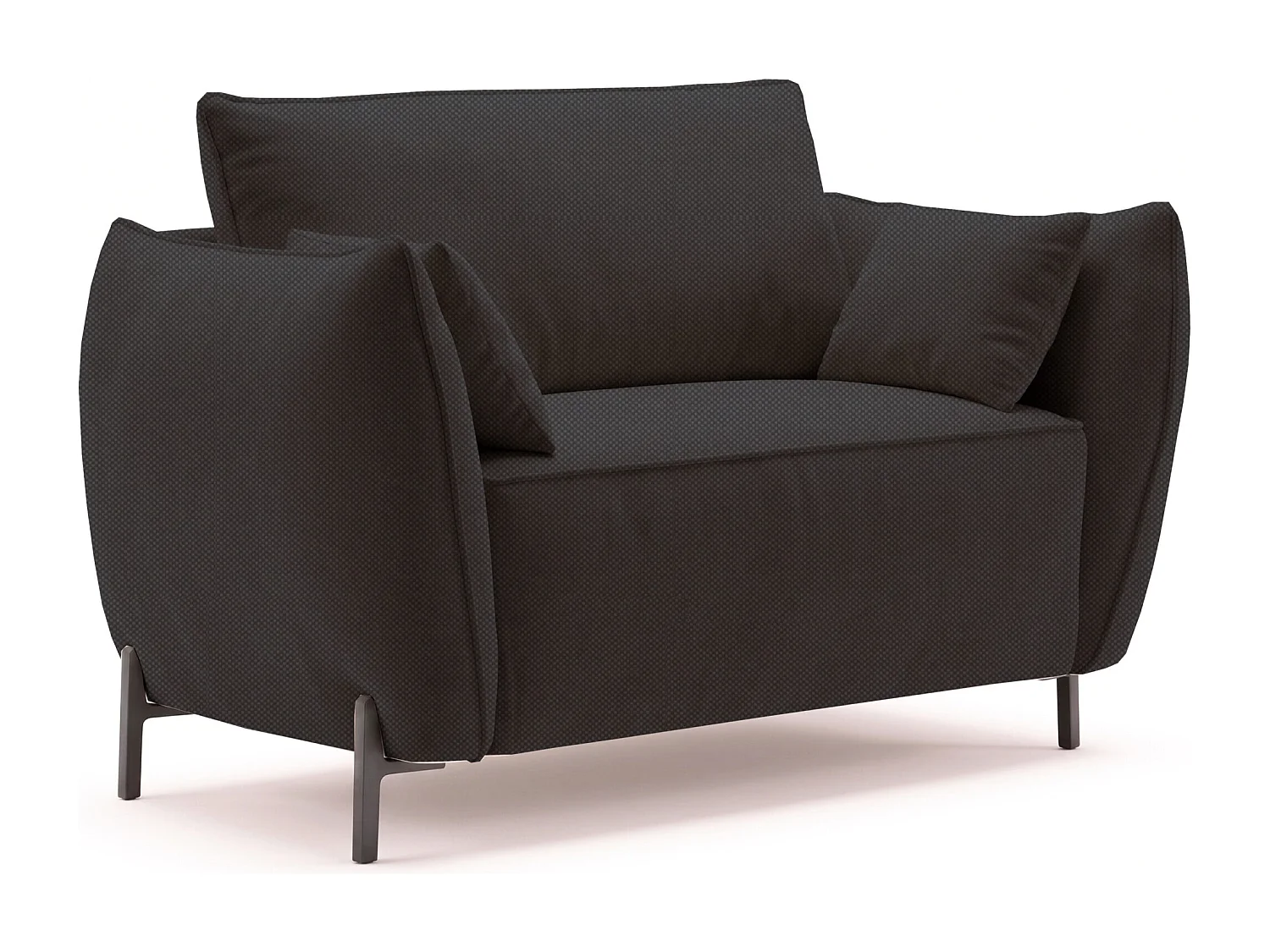 Fauteuil de jardin pour terrasse et jardin, tissu Sunlight, graphite, SUNMEE