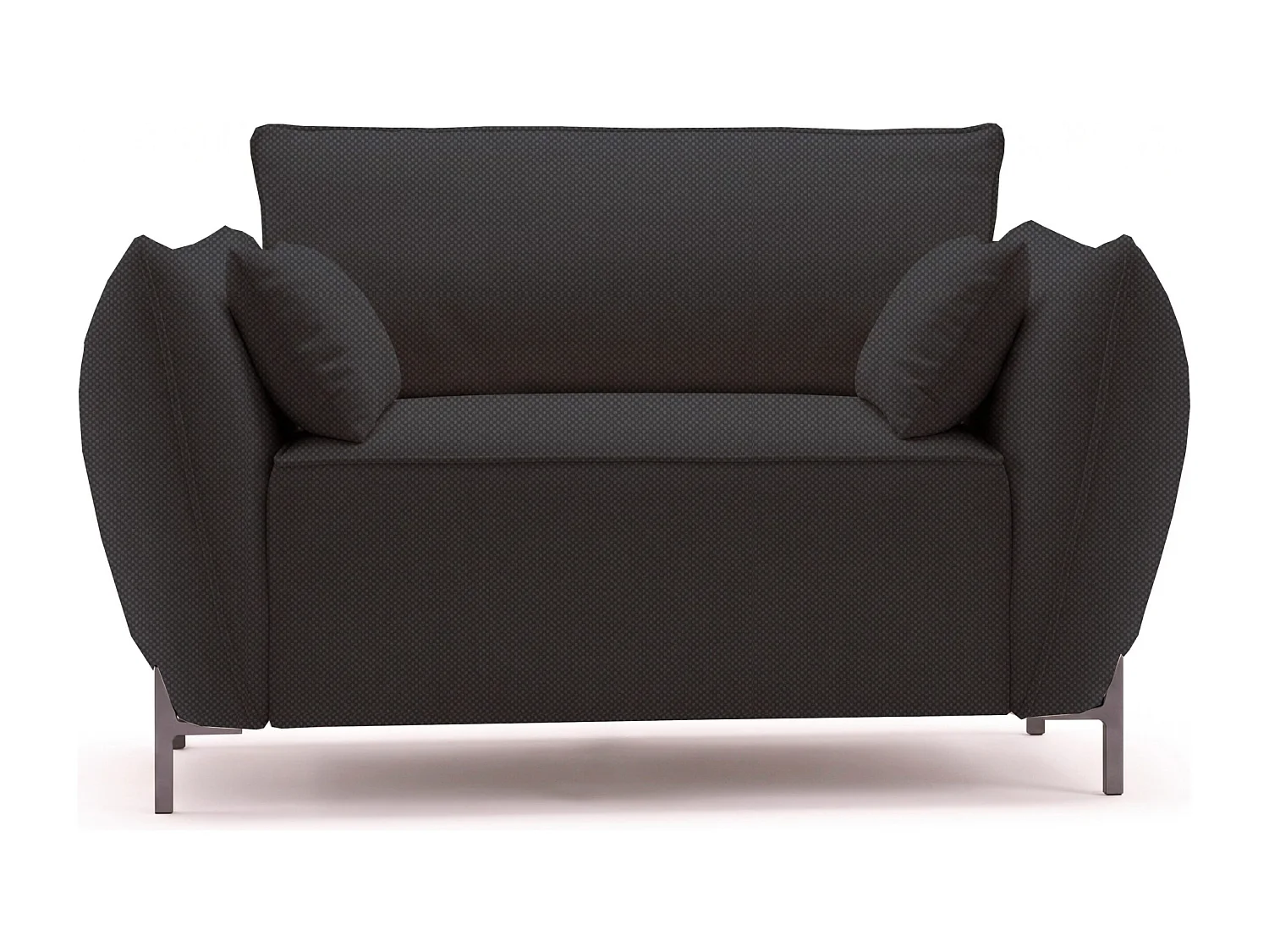 Fauteuil de jardin pour terrasse et jardin, tissu Sunlight, graphite, SUNMEE