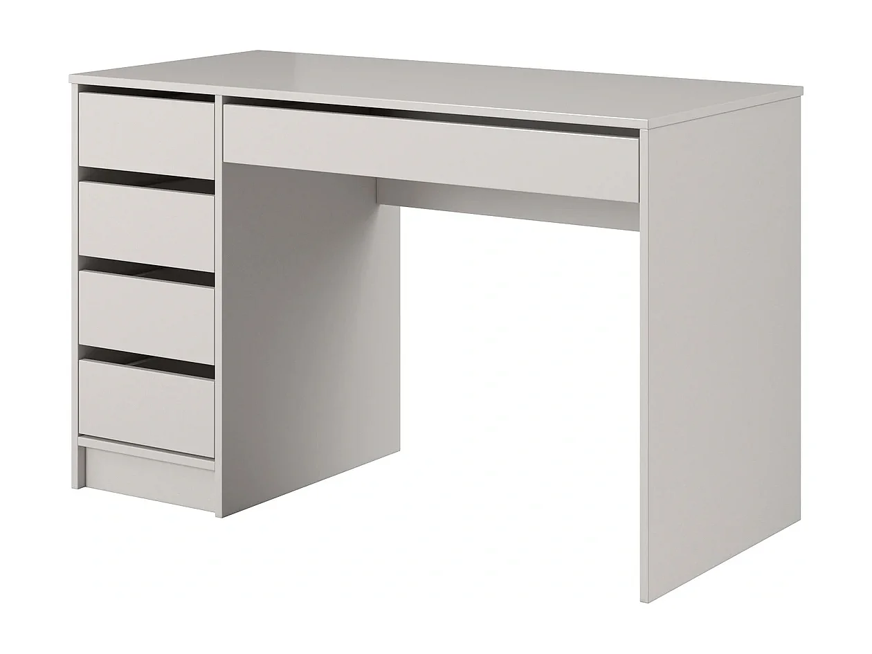 Bureau MIA 120 cm met 5 Laden, Universeel te Monteren - Kasjmier